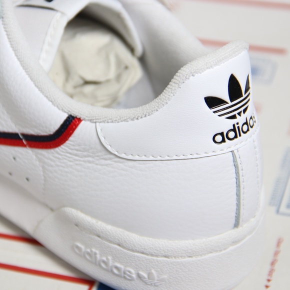 Adidas White CONTINENTAL 80 Sneakers - Picture 6 of 7